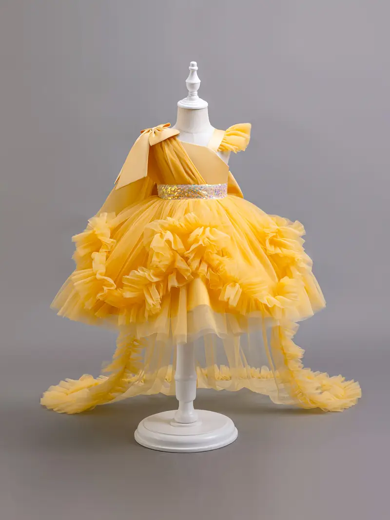 elegant girls sleeveless princess tutu dress flowing tulle - Temu elegant girls sleeveless princess tutu dress flowing tulle - Temu