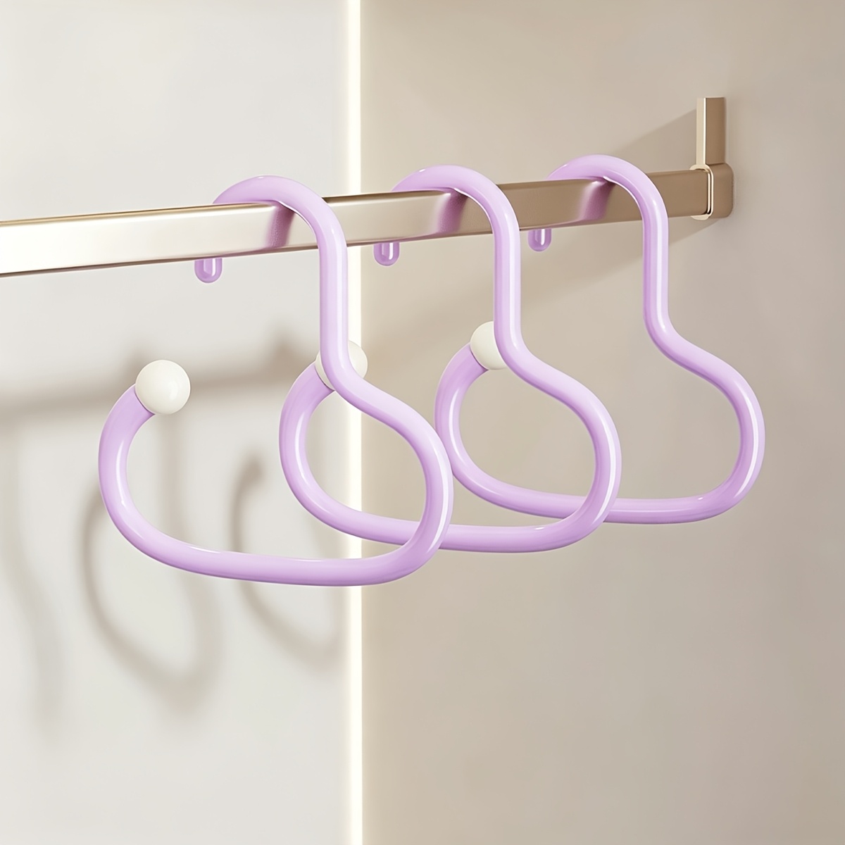 TEMU 3pcs Amoichic Wall-mounted Hat Hooks Suitable For Hats, Ties, Belts & Scarves - Punch-free Non-slip Adhesive/wall Hooks, No Marks -free
