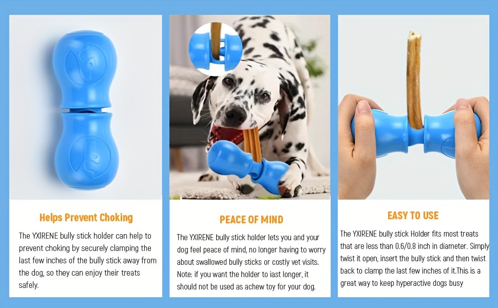 Choking Device Dogs Treat Holder,Help To Prevent Choking,Hold On