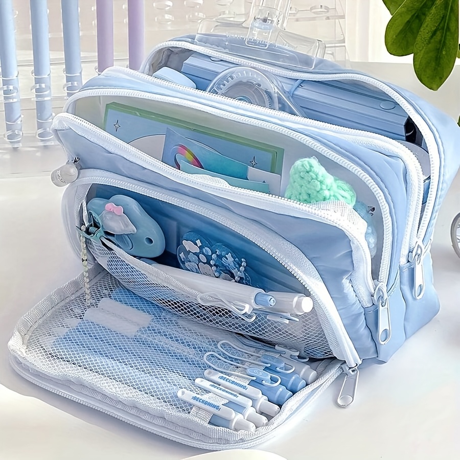 

Zhibige Pencil Case - Spacious & Polyester Organizer For , Makeup, And - For , Boys, - For &