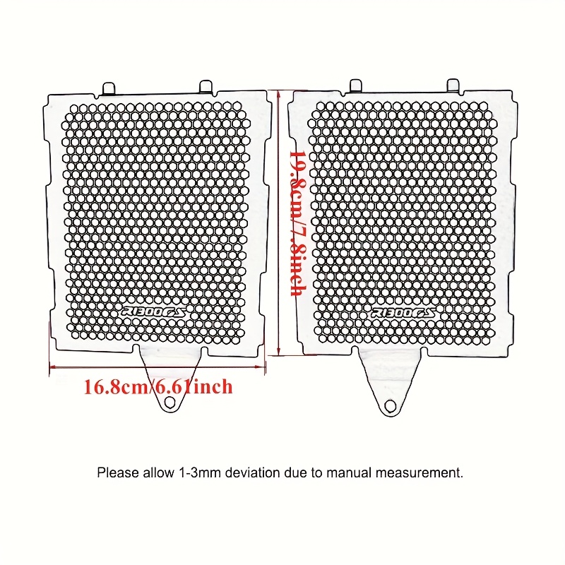 Motorrad Kühlerschutz Für R1300GS 2023-2024 - ABS Schutzgitter