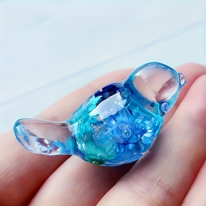 diyクラフト用3d鳥型シリコンモールド2個セット かわいいキャラクター