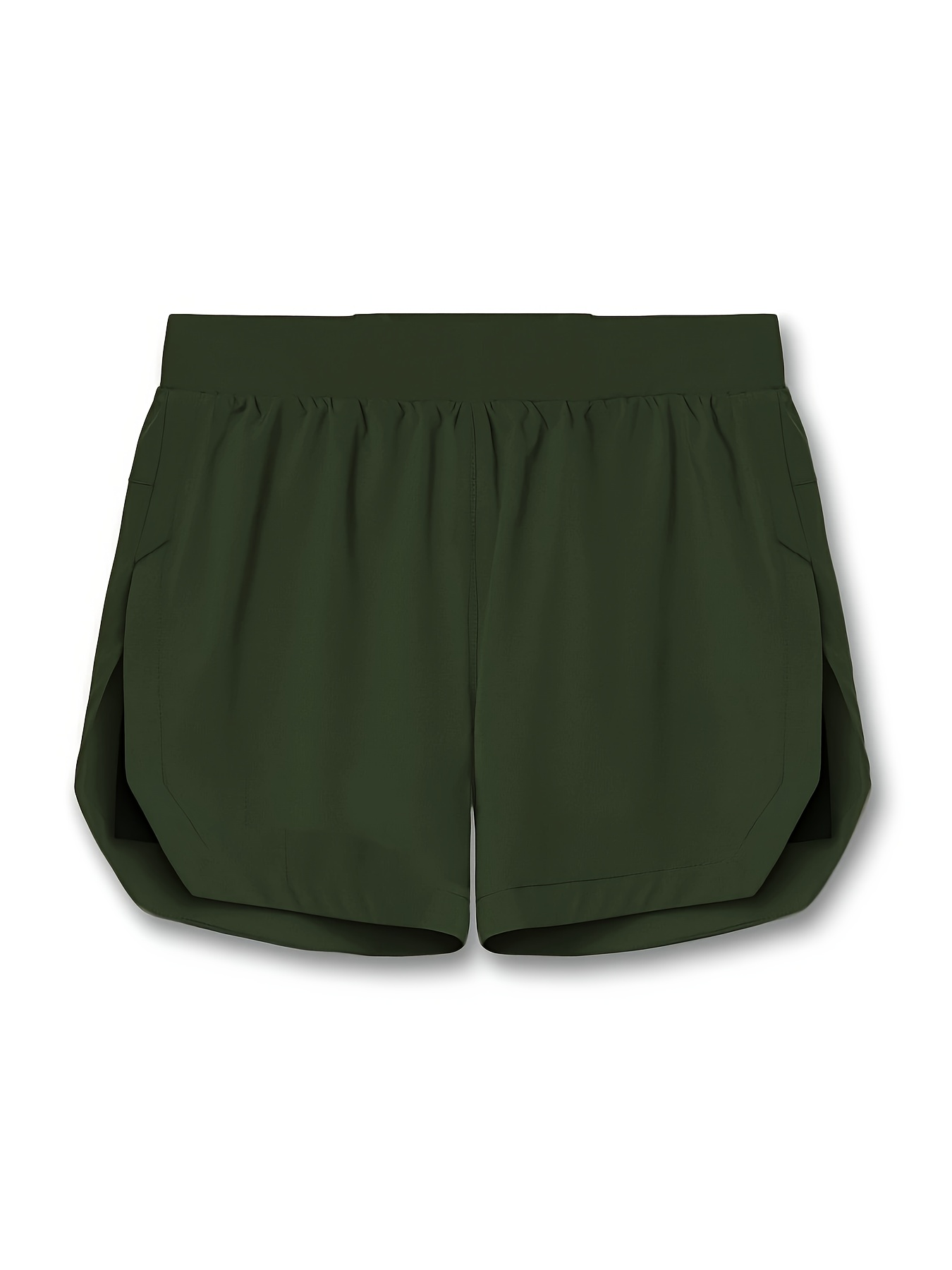 Men's Summer Double-Layer Stretch Training Quarters