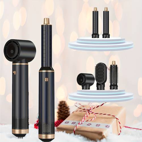 5 in 1 hot air styling set high dryer automatic curling iron and straightening brush