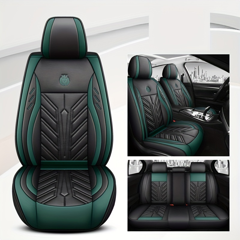 

5-seat Car Seat Covers For Sedans For Suv, Pu Leather Seat Cover, Comfortable Car Seat Cushion, Universal Fully Wrapped Seat Protector