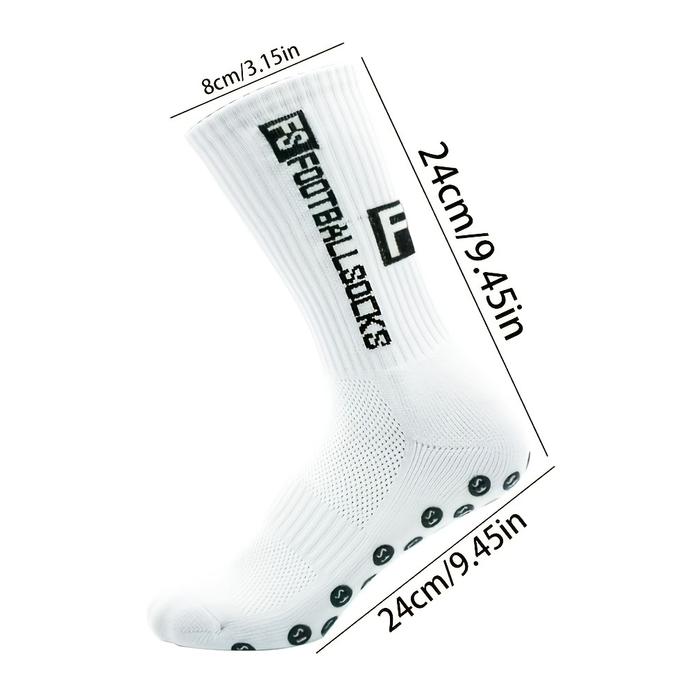 Image of 3pcs Unisex Non Slip Durable Sports Socks Multiple Color Options Machine Washable Snug Stable Fit For Soccer Basketball Shot Put And Fitness Suitable For Competition Training And
