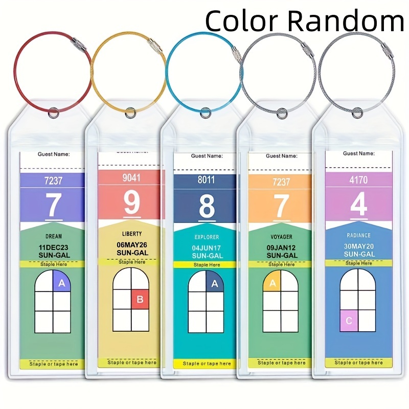 1Pc/5Pcs Cruise Luggage Tags For & Celebrity, Clear Cruise Essentials - Bags & Luggage