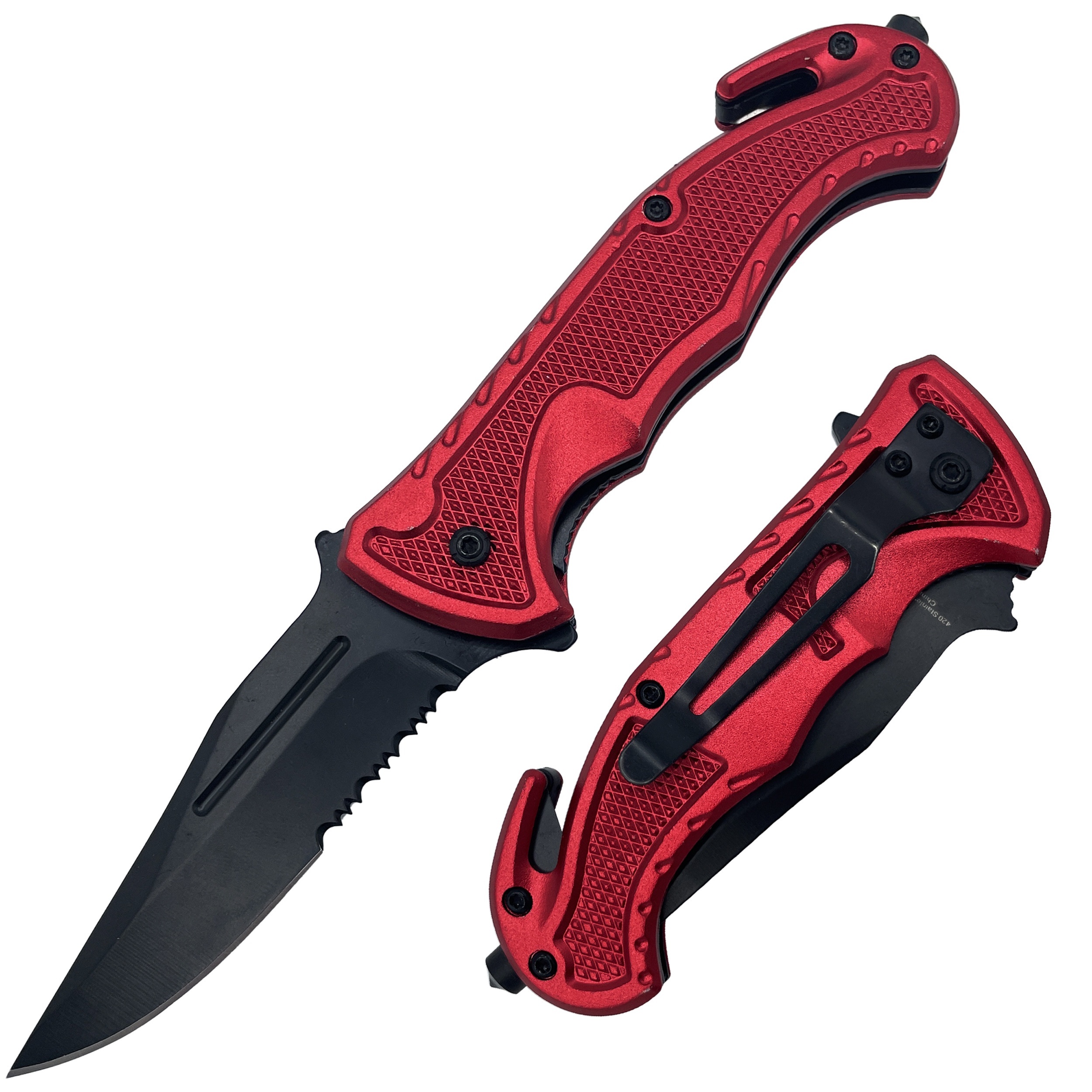 Case Fishing Folding Pocket Knife 2-Blade SS Blade Watermelon