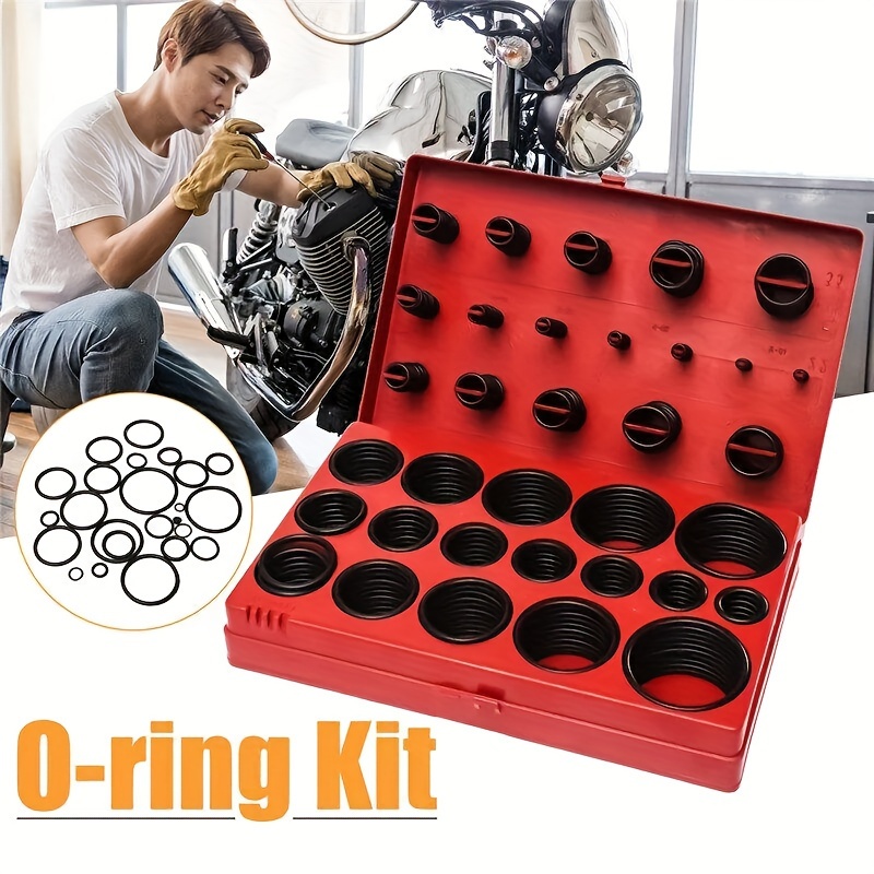 

O-ring Sealing Gasket Kit - Oil Resistant, Pvc Washer For Automotive & Hydraulic Plumbing Repairs, Universal, Faucet Repair