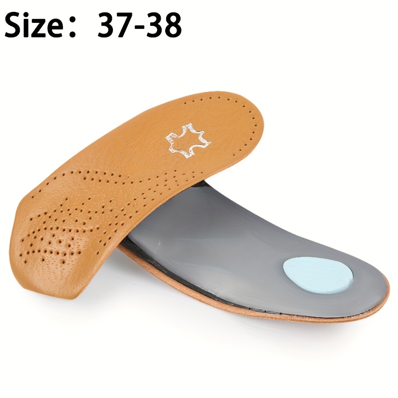 Image of 1 Pair Of Half Size Pad Arch Support Insole For Men And Women, Non Slip Thick Pad Arch Support Insole For Genders