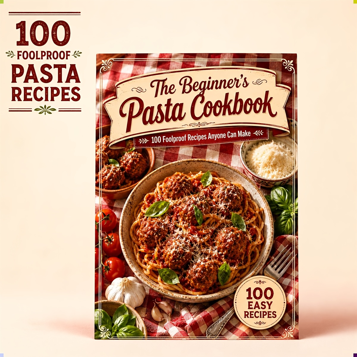 TEMU The Beginner's Pasta Cookbook: 100 Foolproof Recipes Anyone Can Make