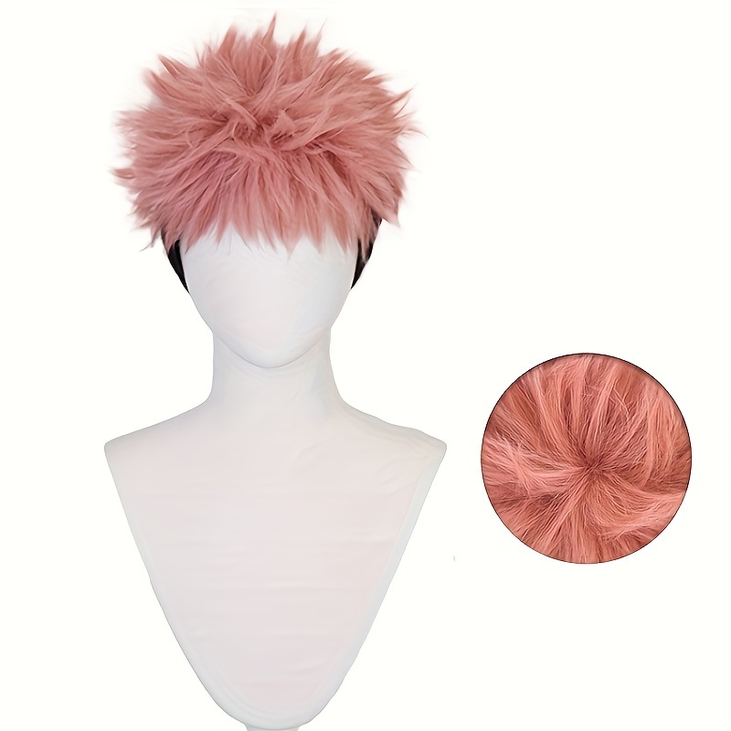 

Anime Cosplay Wig - , Short Straight Style With Bangs, Heat Resistant Synthetic Hair For Parties And