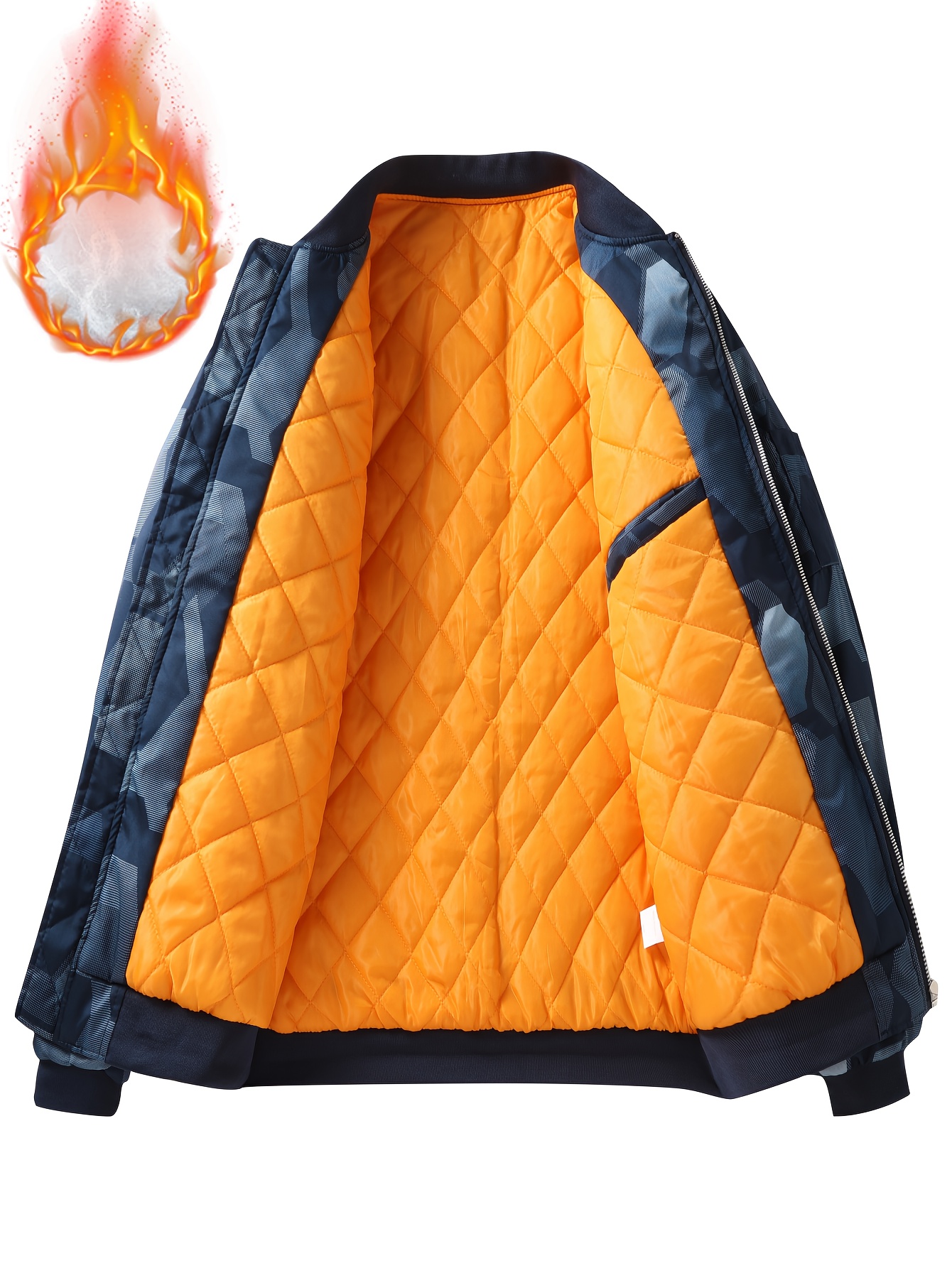 men's vintage inspired winter jacket thickened alternative