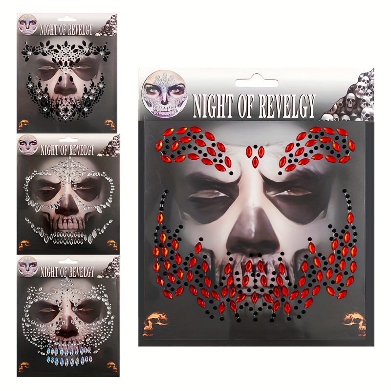 

Halloween - Large Diamond Stickers For & Parties, Decals For Halloween Accessories