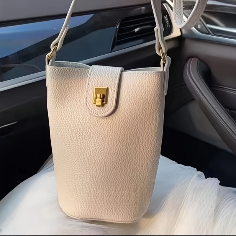 Image of Soft Faux Leather Women's Shoulder Bag, Casual Fashion Crossbody Bag, Phone, Change, Lipstick Storage Shoulder Bag, Adjustable Strap