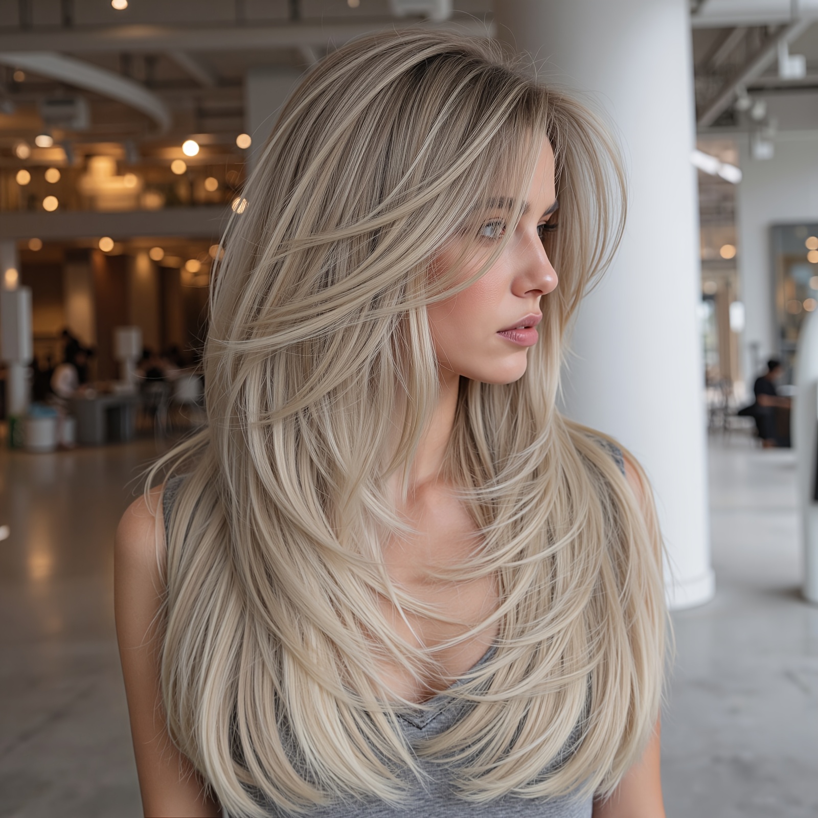 TEMU 22 Inch Women's Wig Mechanism Head Covers Long Straight Hair Matte High Temperature Silk Rose Mesh Cap