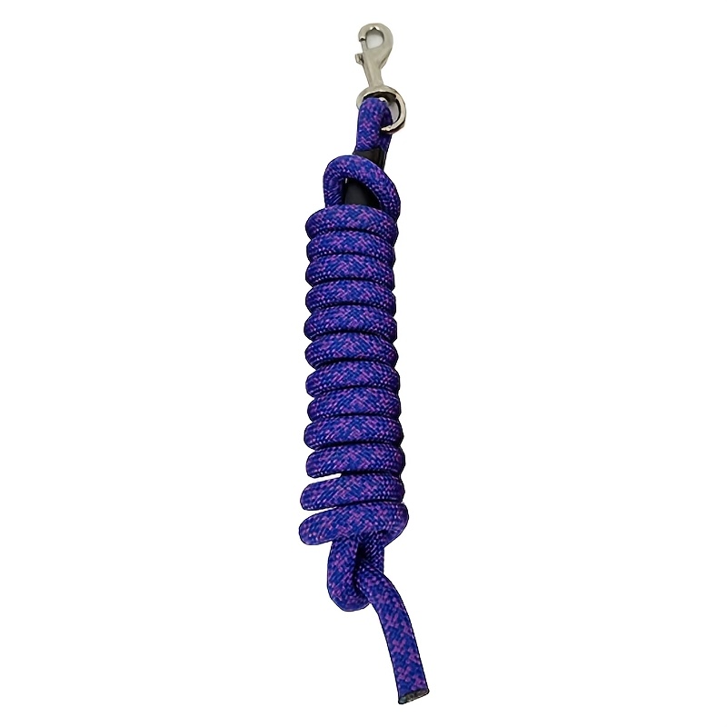 

[adventure] Braided Equestrian Lead Rope With Swivel Hook - Fit, Pp Material, Ideal For Horse Training & Stall Handling