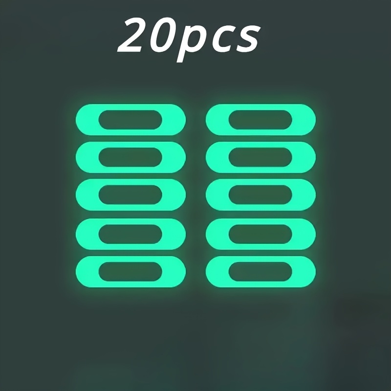 20pcs Luminous Tpu Charging Interface Protective Film | Anti-scratch, -dark Design, Suitable For Type-c And Devices, Fluorescent Strip Cover