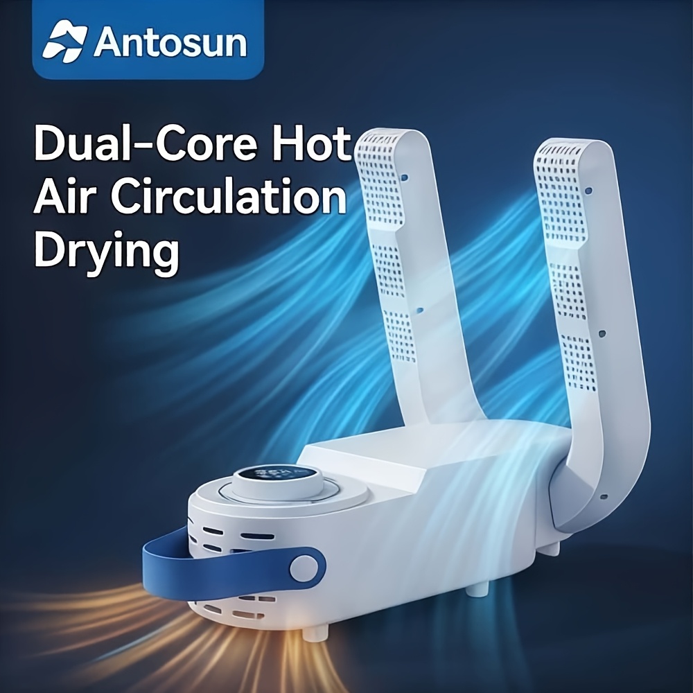 exclusive Antosun Footwear Dryer Odor Eliminator for Shoes, Equipped with Timer, Glove Dryer for Boxing, Collapsible, Suitable for Ski Boots, Socks, And Sneakers, Color: White, Without Battery 9 exclusive Antosun Footwear Dryer Odor Eliminator for Shoes, Equipped with Timer, Glove Dryer for Boxing, Collapsible, Suitable for Ski Boots, Socks, And Sneakers, Color: White, Without Battery - Image 9