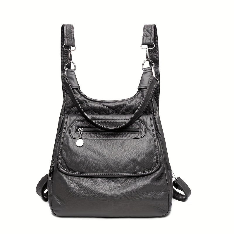 Moqueta Convertible para Mujer/Bolso de Hombro/Tote - Cierre con Cremallera, Compartimento Espacioso, Ligero para Trabajo y Viaje - Disponible en Blanco, , Rojo, Gris - Bolso Minimalista, Bandolera, Textura Suave