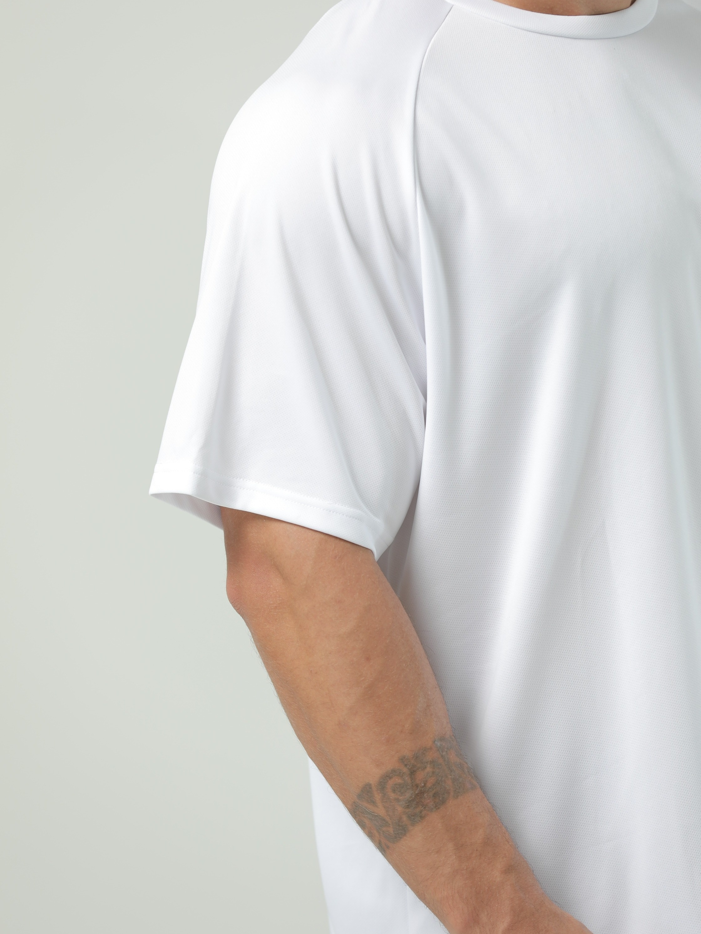 Plus Size Men's Breathable Quick Dry T-shirt For Sports, Men's Clothing