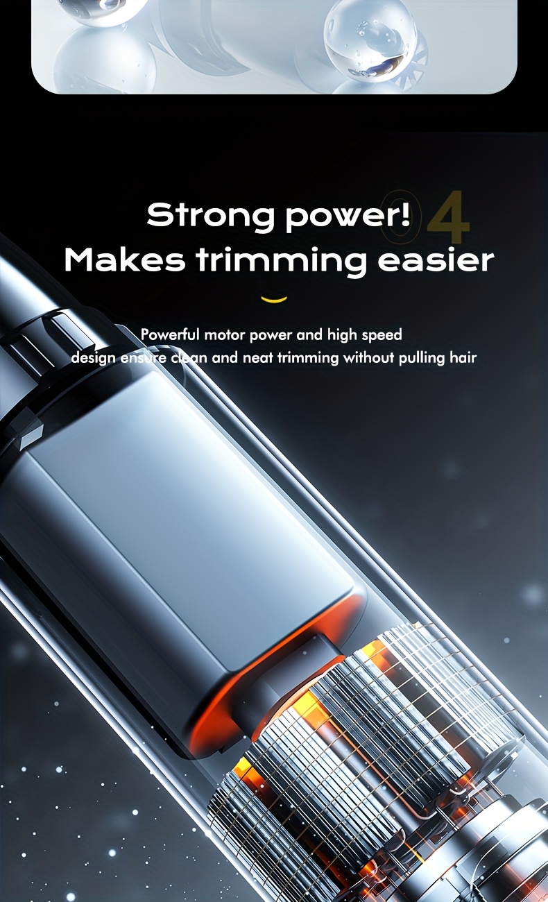 4 in 1 rechargeable electric hair trimmer suitable for men and women     beard eyebrow and   shaver with usb charging   gift   kit ear hair beard and eyebrow   mens personal care tool Product details 4