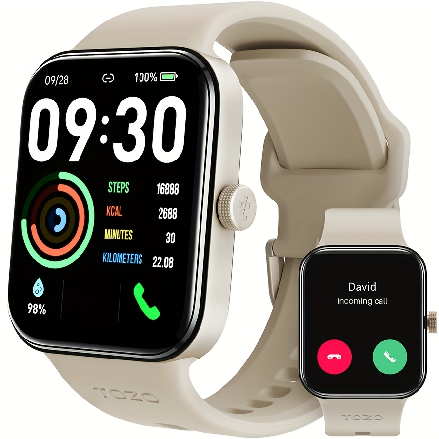 Smartwatch, Men's and Women's Fitness Tracker With Sleep Monitor, 100+ Exercise Modes, USB Charging, Android and iPhone Compatible - Image 4