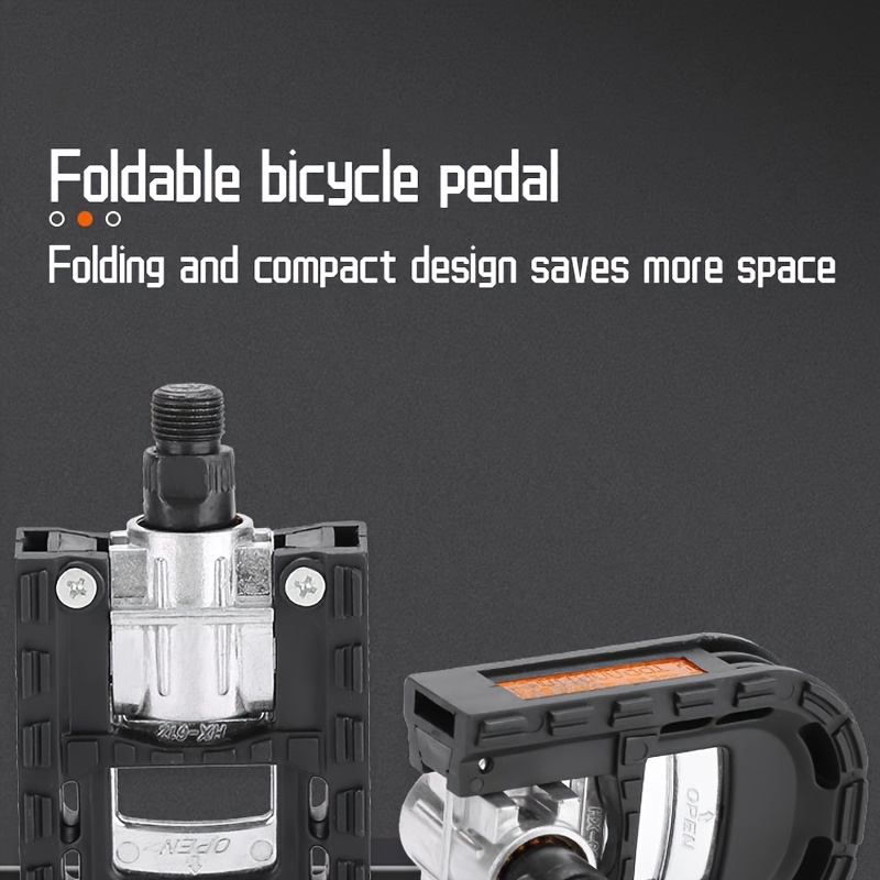 foldable bike pedals adjustable tread ball rotation high Temu