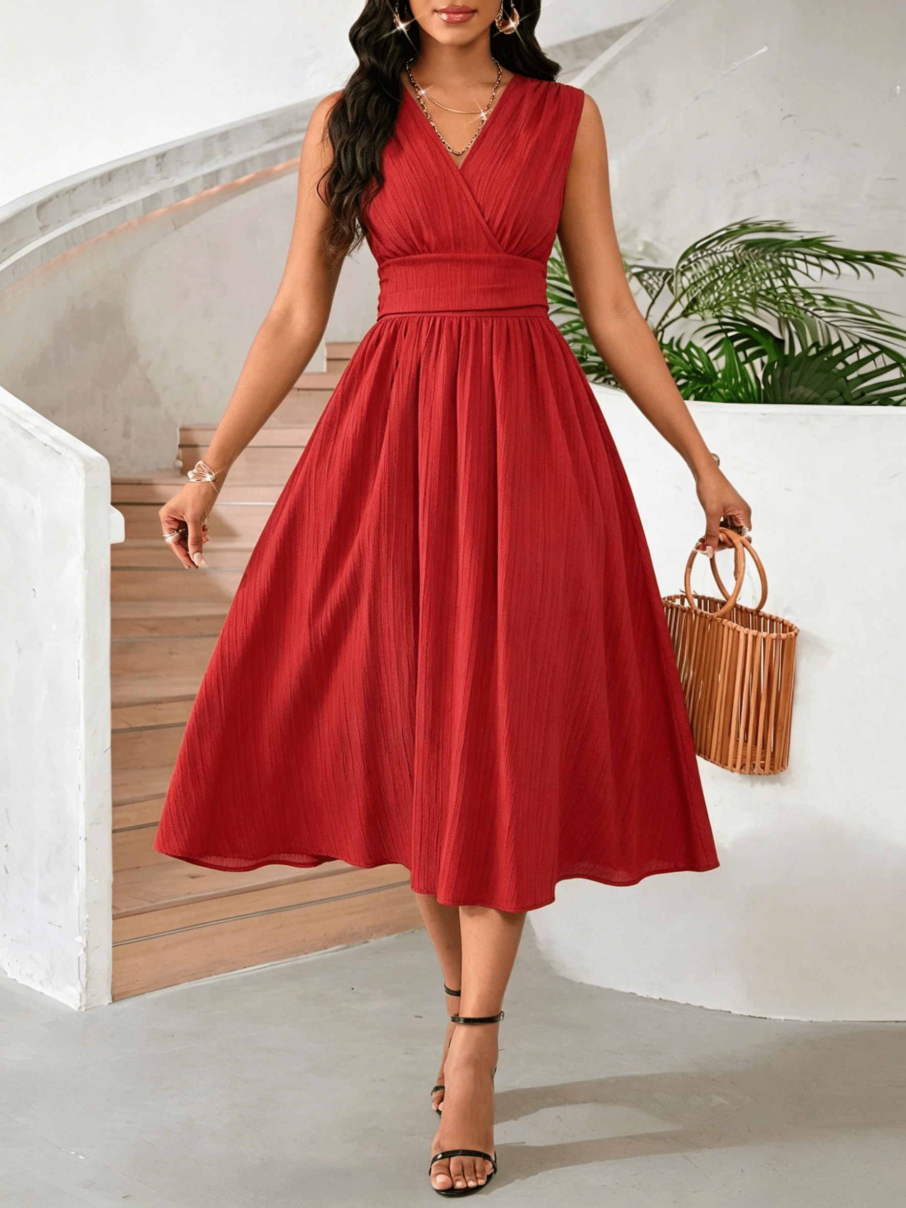 sachin and babi light blue dress Velvet Holiday Dresses main image 1