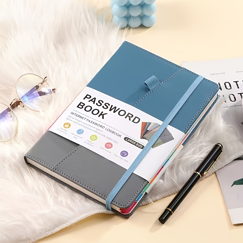 

A5 Password Book With Letter Label For Computer And Website Login Password Save