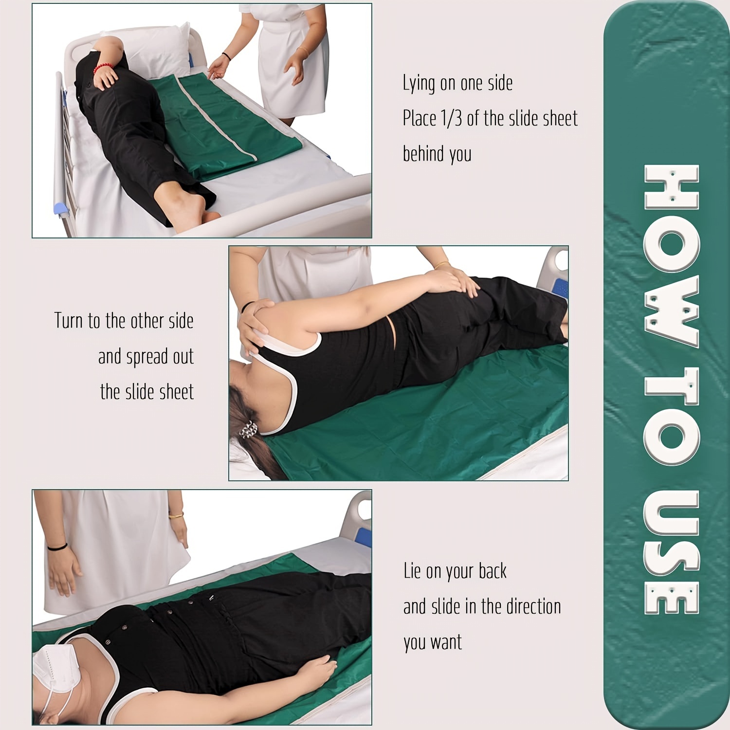 Easy glide Patient Transfer Slide Sheet Lightweight No Power Temu