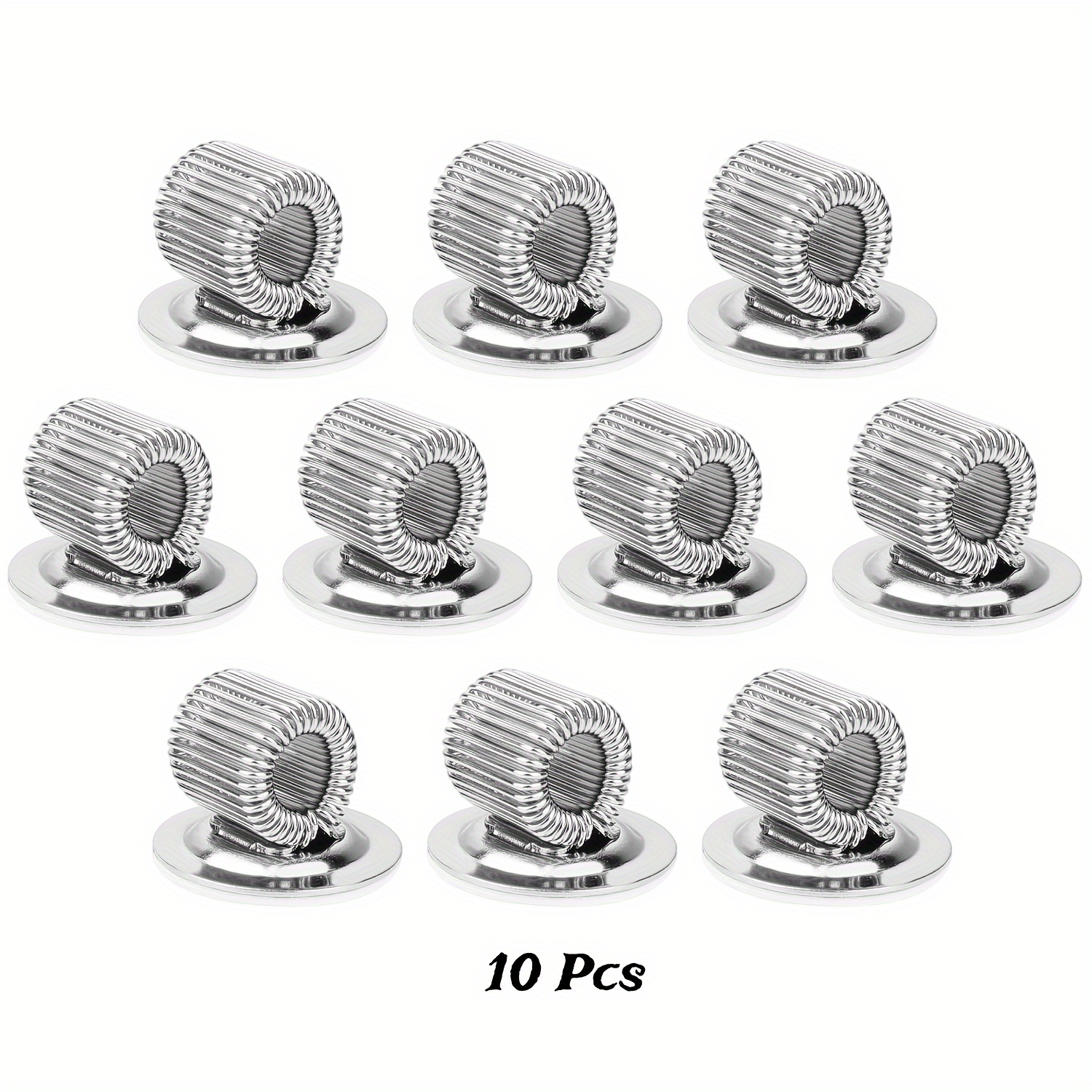 3pcs/10 Pcspen Holder Clips Pen Holder Self Adhesive Pen Pencil Organizer With Adjustable Spring Loop For Refrigerator Whiteboard Erase Board And Bulletin Board Map