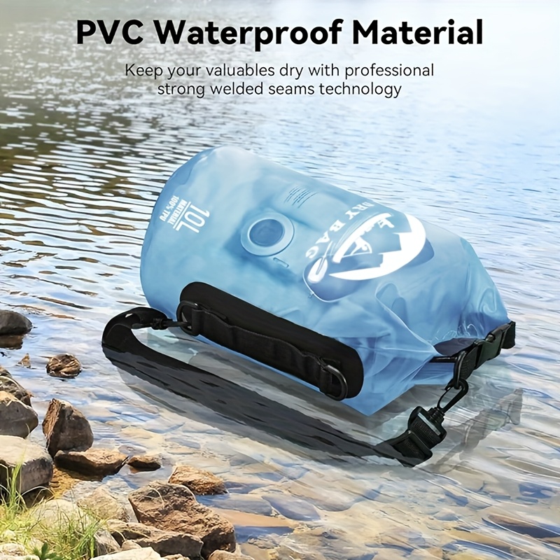 Dry Bag Waterproof for Women Men, 5L/10L/20L/30L/40L Roll Top Lightweight Waterproof Dry Bag for Women Men/10L/20L/30L/40L Roll Top  main image 4