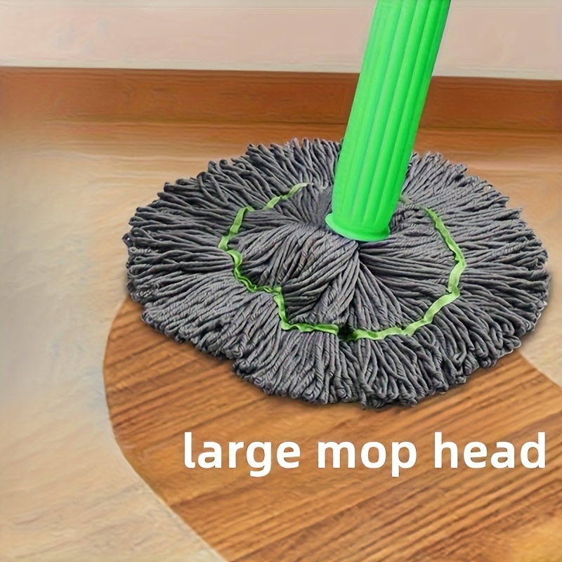 rotating mop for home and dorm use - multifunctional 360° rotating floor cleaner with durable plastic/metal handle, washable reusable mop head - no electricity needed, perfect gift for holidays like weddings, back-to- , christmas,  ., stylish design, best for christmas details 5