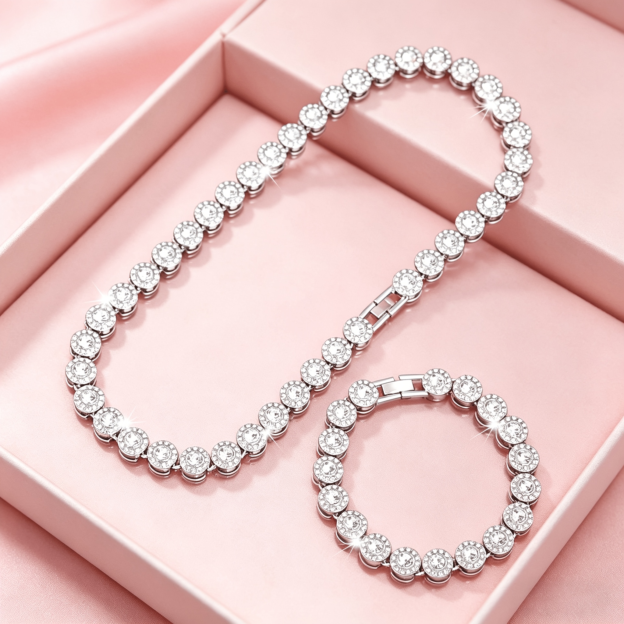 Women's Hip-Hop Punk Style Cuban Link Chain Accessory Set