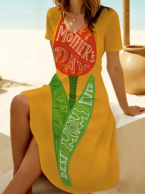 yellow flowers dress sold on Temu United States yellow flowers dress sold on Temu United States