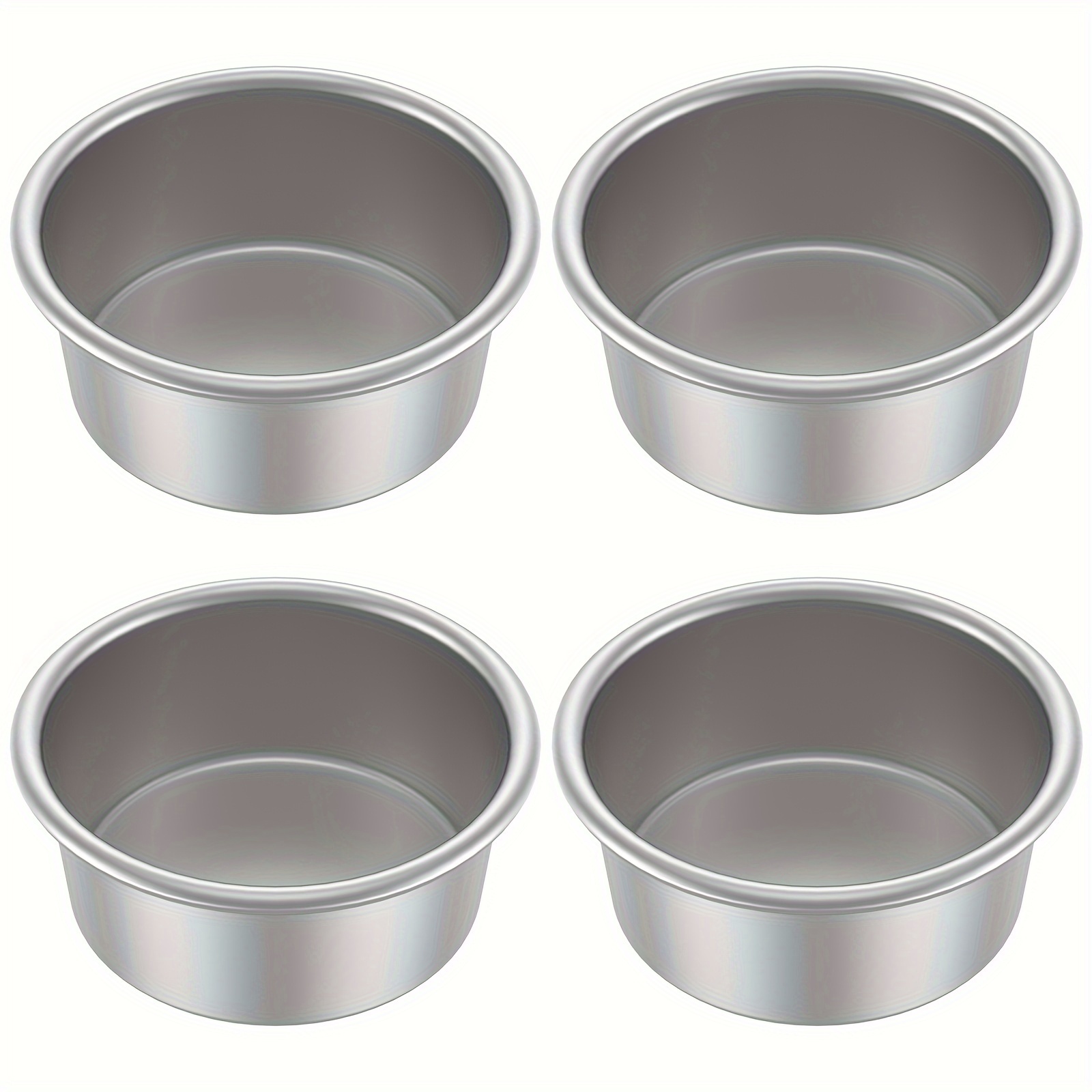 4pcs pan non stick 4inch round cake tin stainless Temu