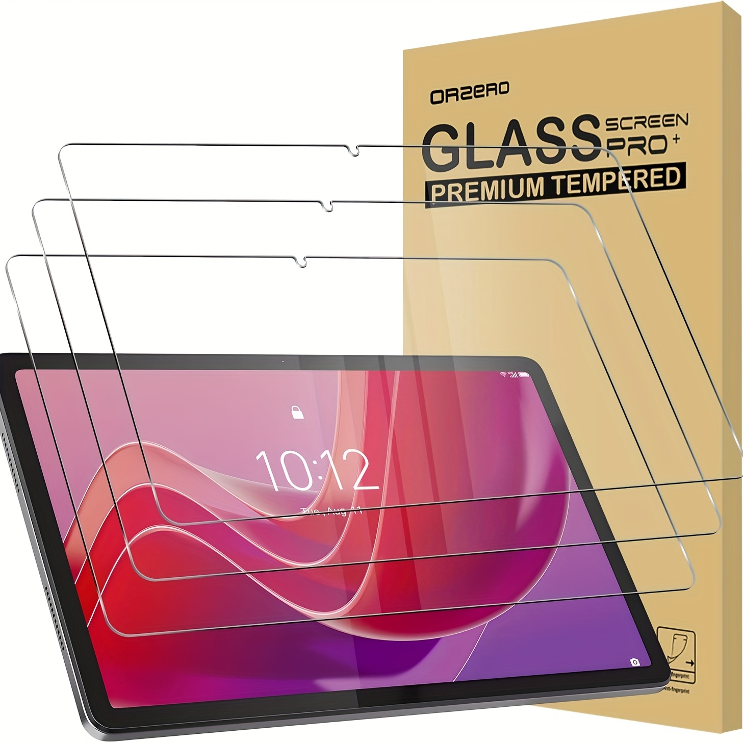 TEMU 3-pack Tempered Glass Screen Protector For Tab M11 10.95-inch (2024 Release), 9h Hardness, High Definition, Bubble-free