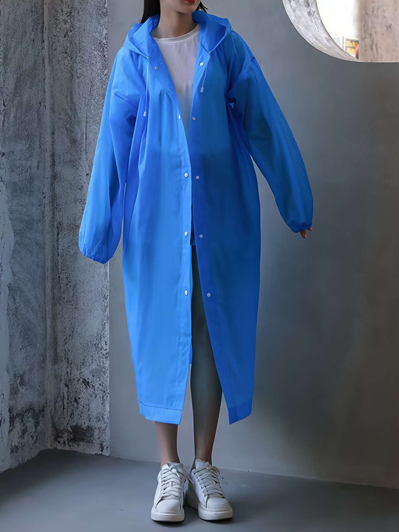 1pc imperméable épais coupe vent eva cape pluie intégrale Temu