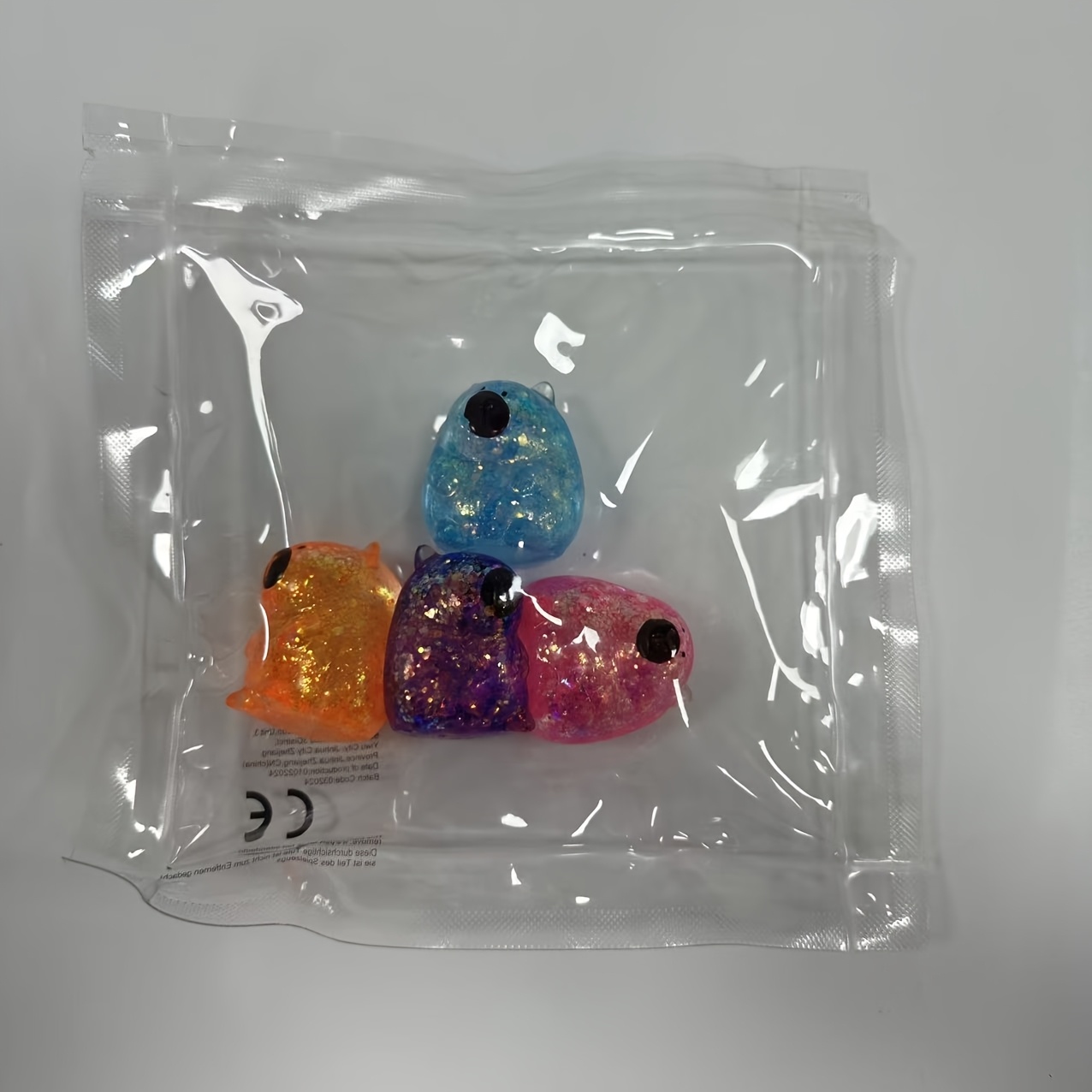 Image of 2pcs Capybara Model Toys, Animal Squeeze Balls, Collectible Small Gifts For , Classroom Rewards & Holiday Gifts For Christmas, Halloween & Easter, Random Color