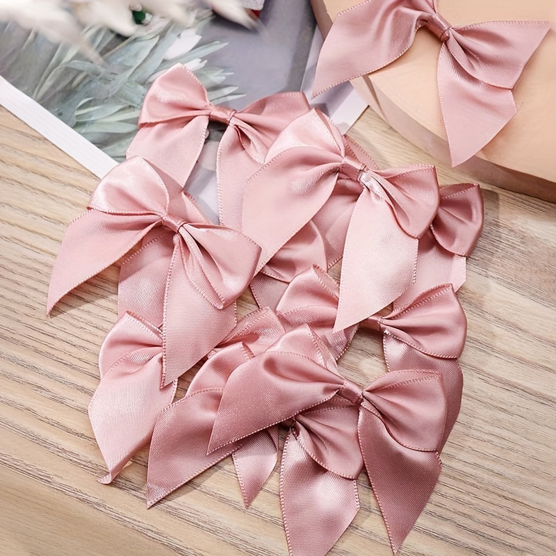 

20pcs Bowknot Polyester With Pink Festive Decorations, Home Decor, Scene Decor, Theme Party Decor, Easter Decor
