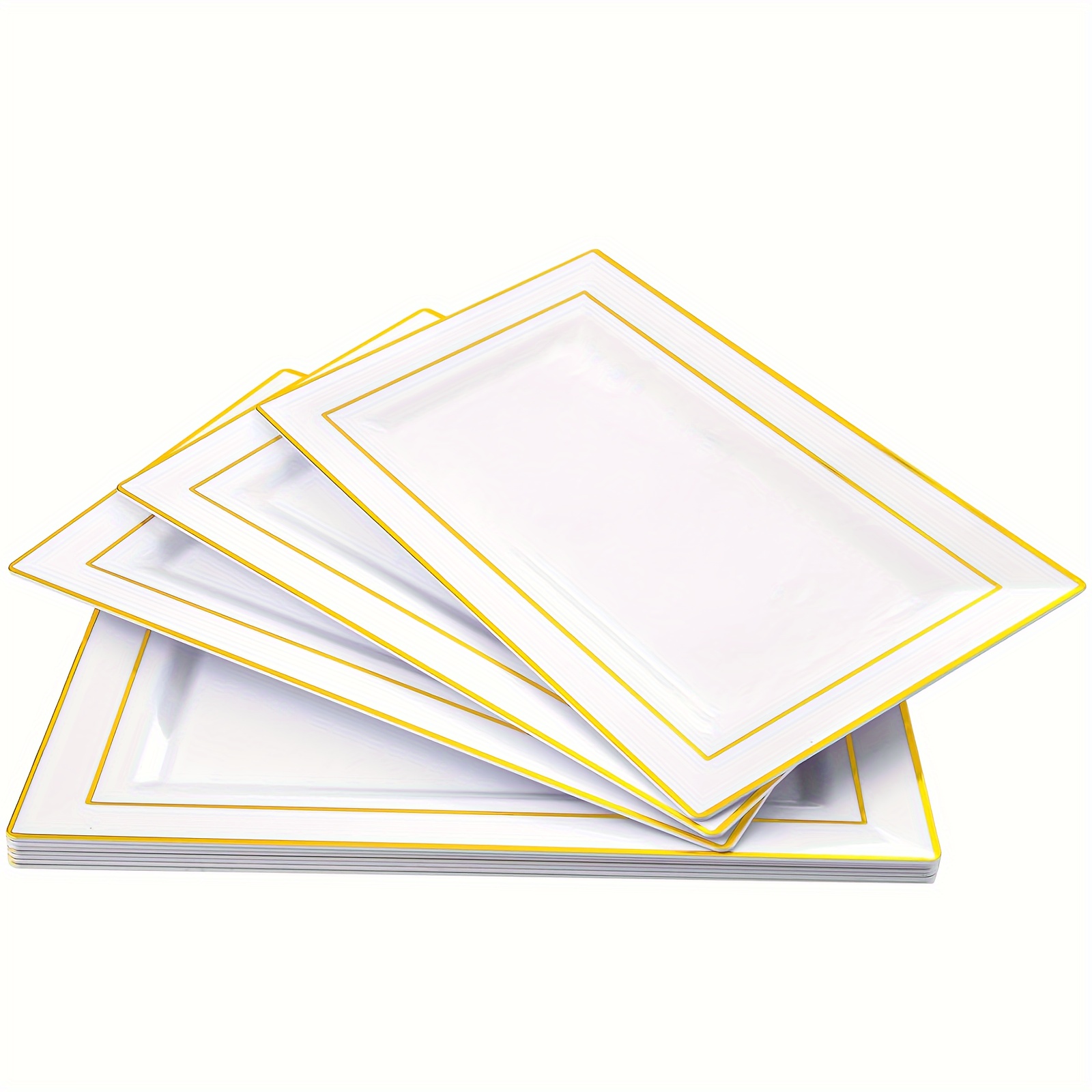 

12 / Clear Plastic Trays For 12 , 13.96 × 8.42 Plastic Trays, Disposable Trays For Parties, Trays For , And Plastic