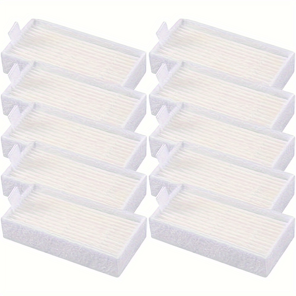 TEMU 10pcs Replacement Hepa Filters For V3s, V5s, V5s Pro Robot Vacuum Cleaners