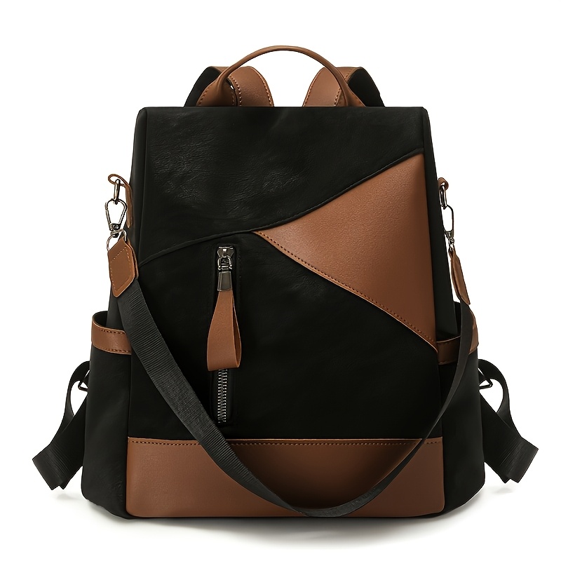 TEMU Anti-theft Backpack, Large Capacity, For Outdoor Travel And Leisure, Versatile For Women And Men, Fashionable Multi-functional Color- Backpack,