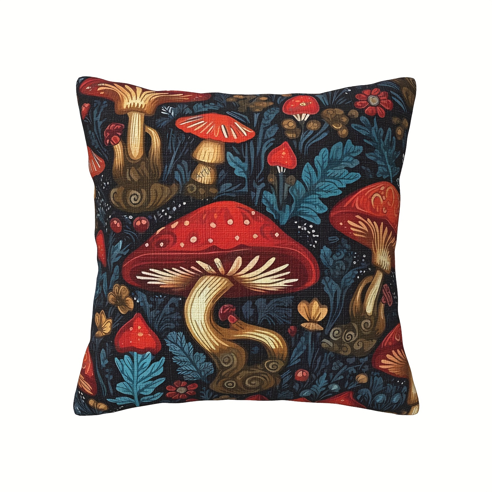 4pcs double sided printed polyester pillow covers     design vibrant colors zipper closure machine washable for sofa bed car   decor sofa accessories bedroom enhancement   fabric detailed illustrations Product details 2