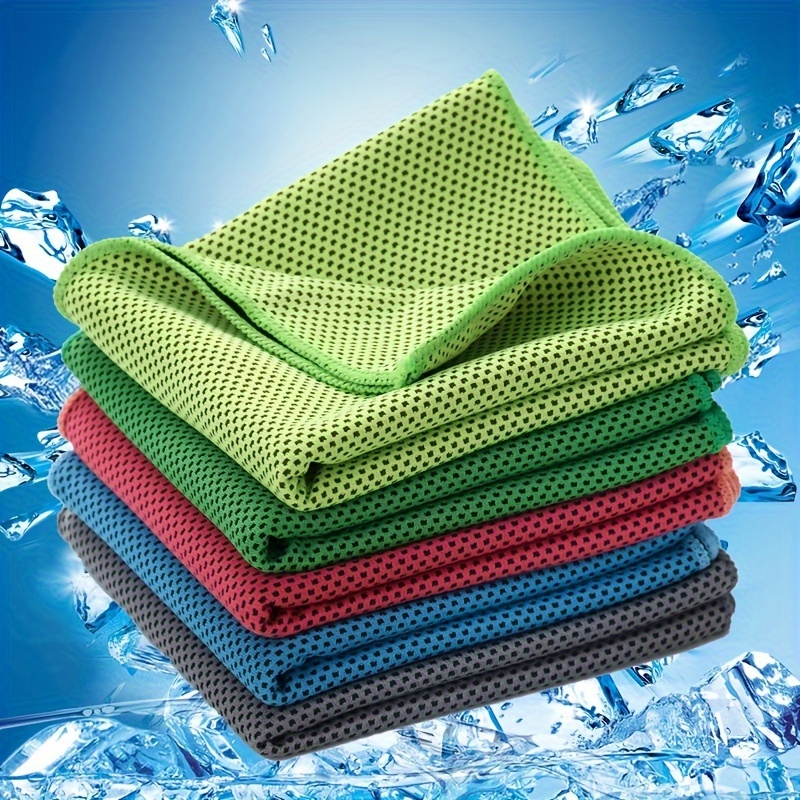 

6 Pcs Ice Towel, Cold Feeling Sports Towel, Outdoor Quick-drying Towel, For Sports Fitness Summer Cooling Swimming Outdoor Camping, Ideal Summer Supplies