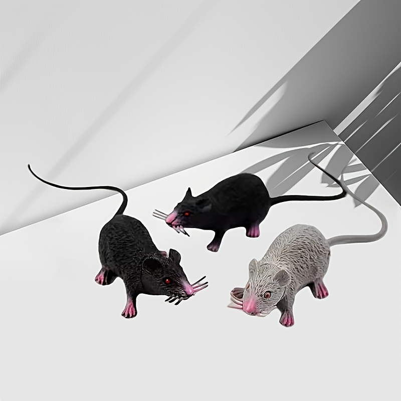 A Realistic Mouse Model, a Toy for Cats, Desktop Decoration, Prank Toy, a  Mouse Toy to * Cats, Suitable for * Cats And Small Pets - No Batteries  Required