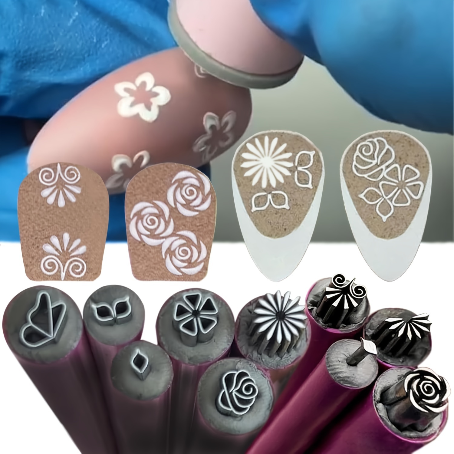 

Nail Art Set, 6pcs Nail Diy Nail Art Tools, Stamp Nail Art Tool With 6 Different Patterns, Nail Set For Women Girls Home Diy Nail Art Closeout