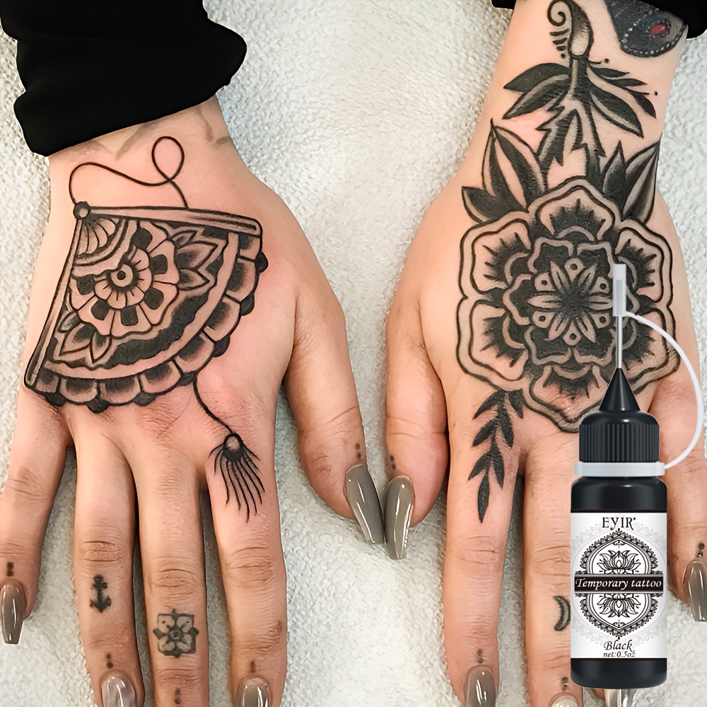 Black Tattoo Paste - Waterproof and Long-Lasting