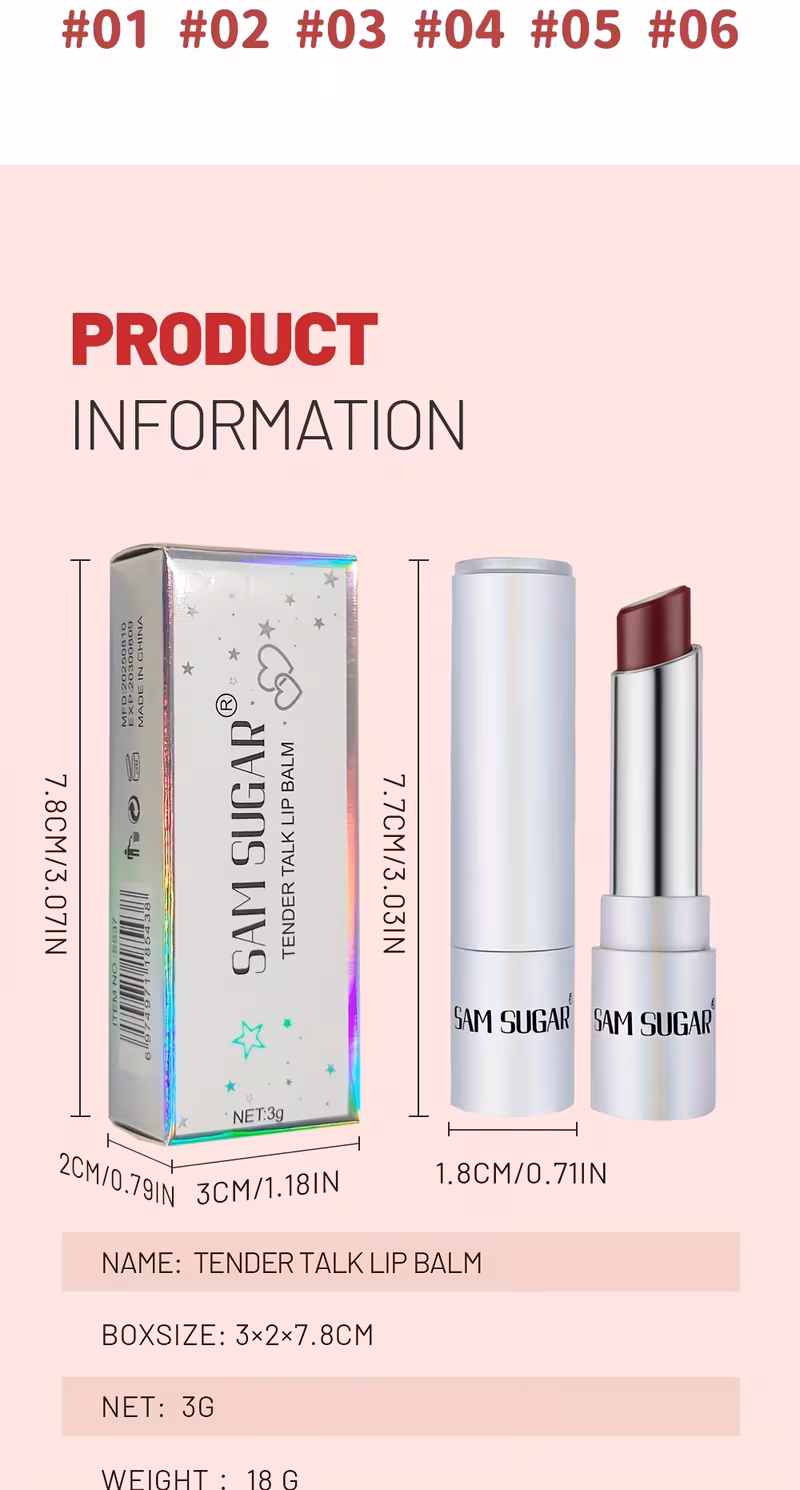 gloss à lèvres mat & rouge à lèvres - 6 teintes, couleur tintée imperméable , gloss hydratant longue tenue - gel pour nude, marron, rose, rouge & violet (jusquà foncé) - maquillage hydratant pour les lèvres Détails du produit 8
